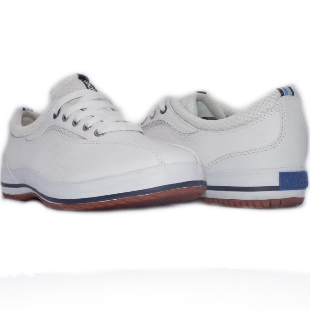 Women's White Leather Keds Champion Luxe Size 8 - Picture 6 of 6
